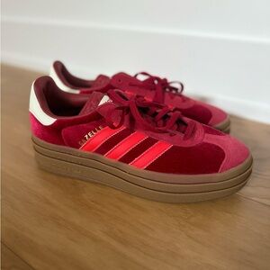 Adidas Gazelle Bold Red Velvet